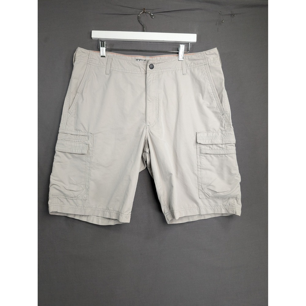 Lee Dungarees Mens Cargo Shorts Gray Size 36 Casual Outdoor Utility 8253